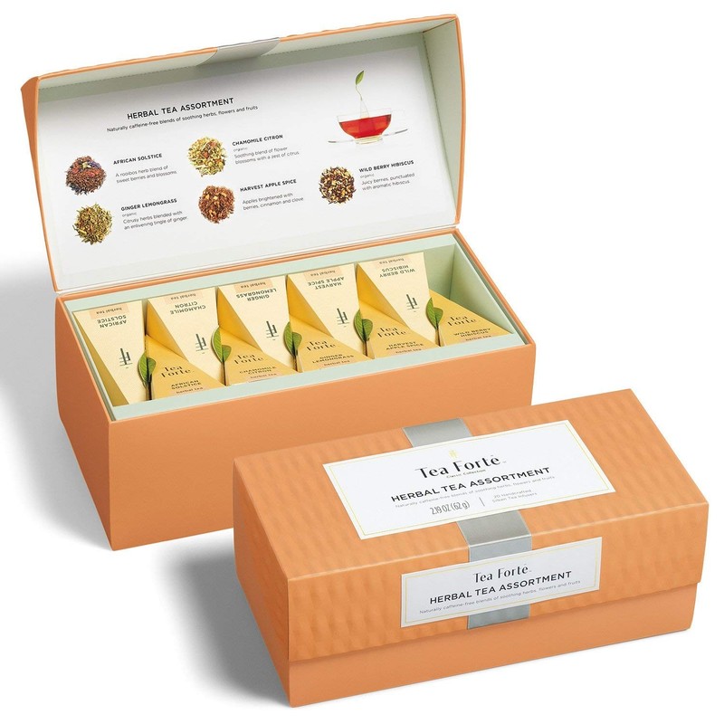 Premium Presentation Box Gift Set Sampler, 20 Count, Assorted Blends Individu…