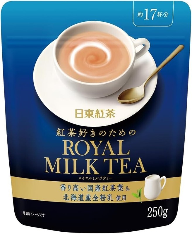 Authentic Japanese Nitto Royal Milk Tea – Finely Milled Black Tea 250g x 4 packs