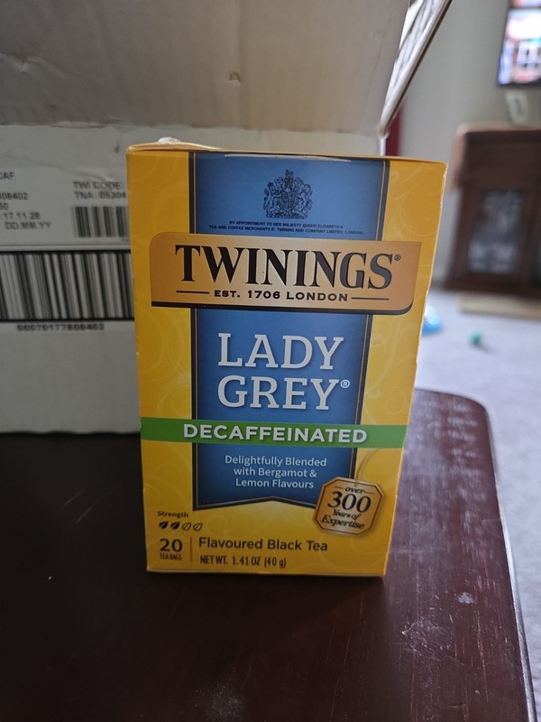 6 Pack -Twinings Earl Grey Decaffeinated Black Tea- 120 Count Total New
