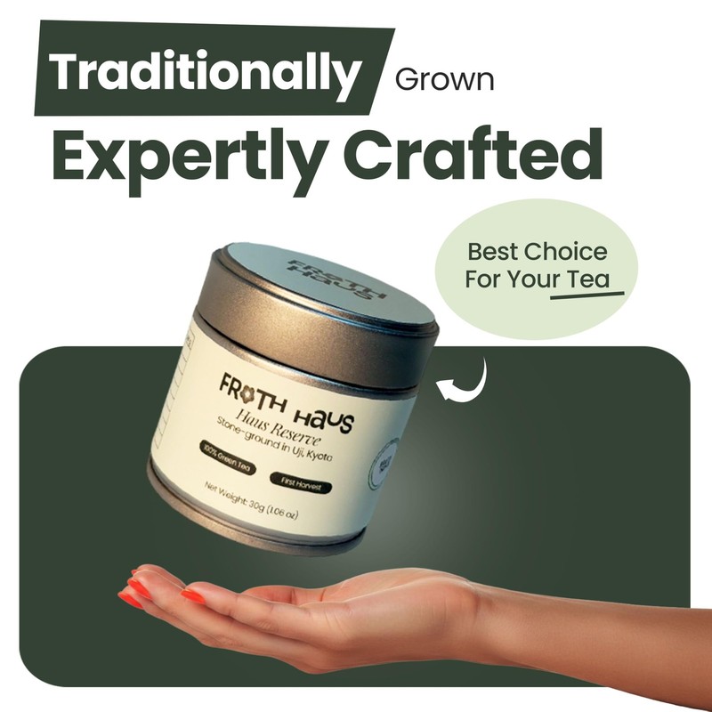 Premium Reserve Authentic Japanese First Harvest Ceremonial Grade Matcha Gree... gallery
