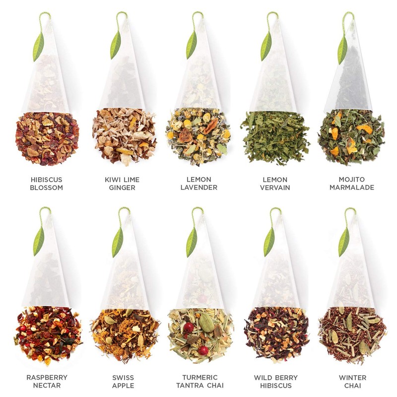 Premium Tea Chest Presentation Box Gift Set Sampler, 40 Count Individually Wr... gallery