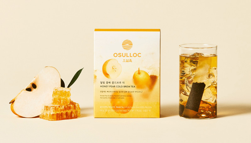 OSULLOC Cold Brew Tea 3 Box Set Peach Honey Pear Muscat Korean Iced Tea 60 Bags gallery