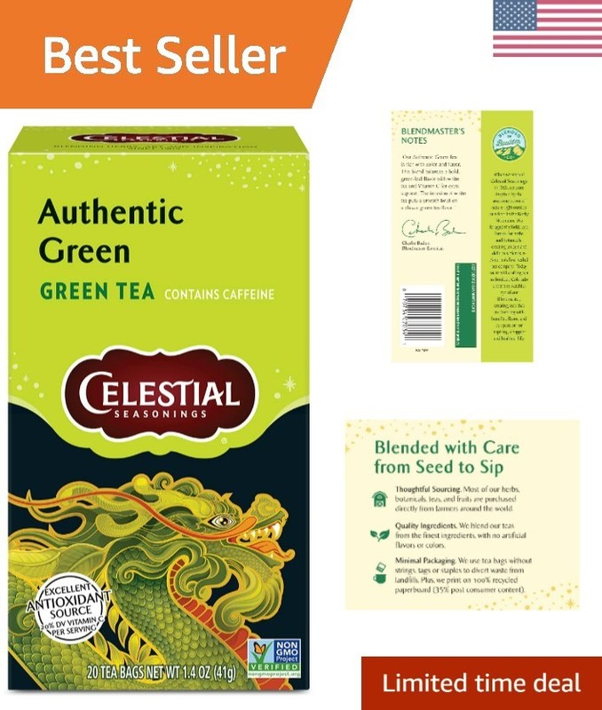 Authentic Green Tea 20 Tea Bags