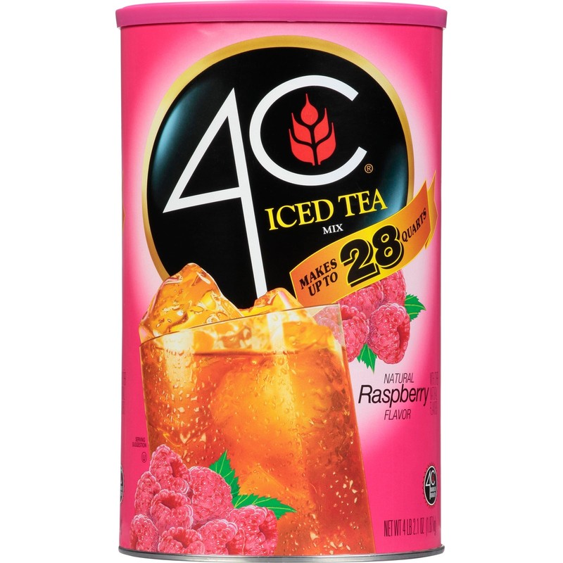 (4 pack) 4C Raspberry Iced Tea Mix, 66.1 oz, 1 Ct gallery
