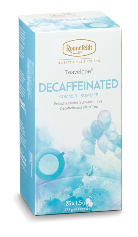 Ronnefeldt Teavelope® DECAFFEINATED black tea. 25 tea bags.