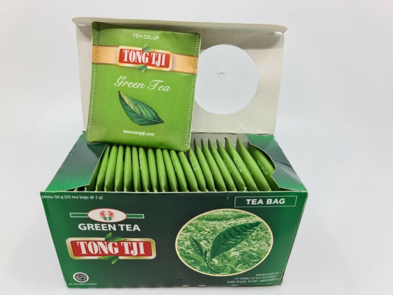 Green Tea / 25-ct) – 1.76oz (Pack of 1) Tong Tji Indonesia Halal حلال