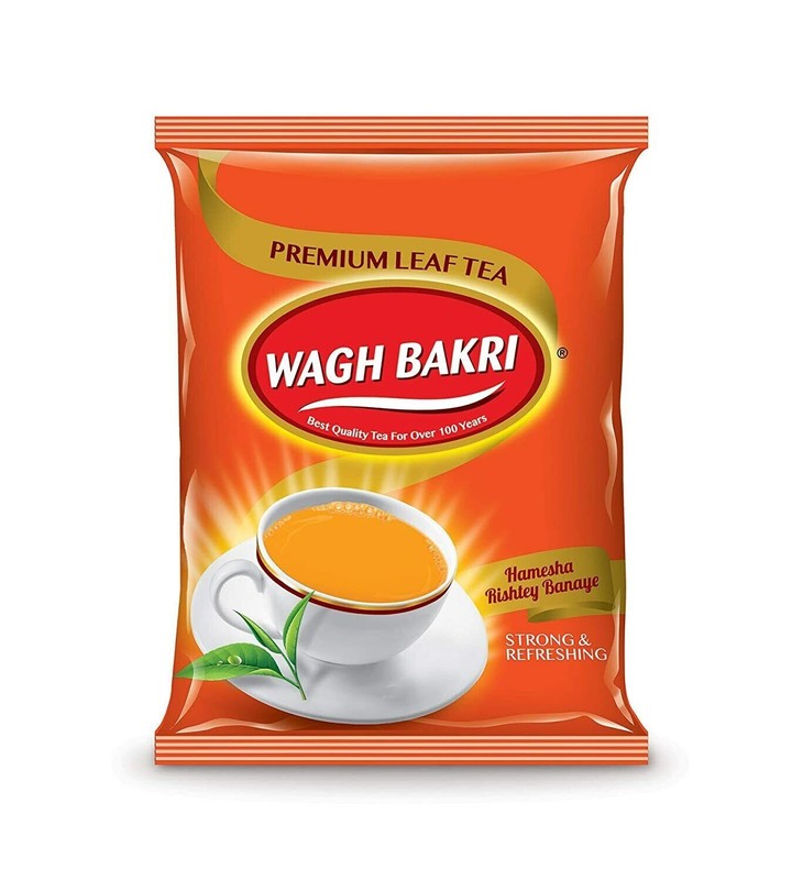Wagh Bakri Premium Leaf Tea Strong Refreshing Indian Black CTC Masala Chai 500g