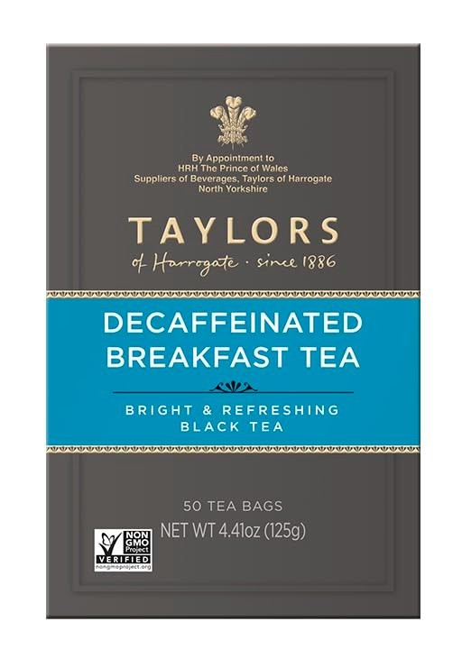 Decaffeinated Breakfast Black Tea - 50 Pillow Bags, Perfect Anytime Enjoyment gallery