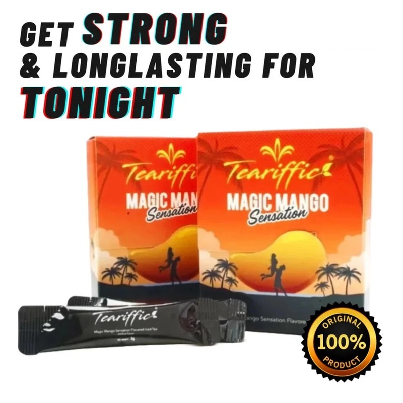 Teariffic Magic Mango Sensation Sexual Men Herb Energy Coffee 2 Box (24 Sachets) gallery