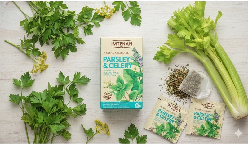 Imtenan Organic Parsley and Celery Herbal Tea - 18 bags gallery