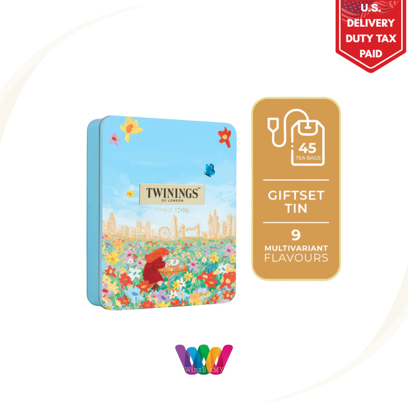 TWININGS Multivariant Tin Tea Gift Set (5’s x 9 flavors)