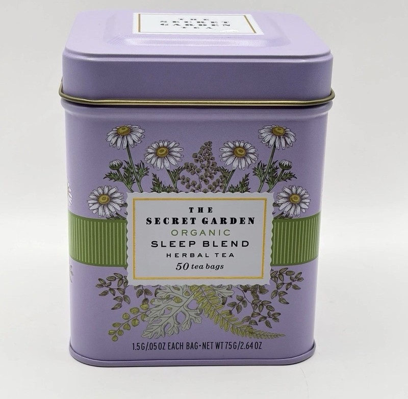 The Secret Garden Organic Sleep Blend Herbal Tea 50 Bagged Tea Bags 10/2026 Exp
