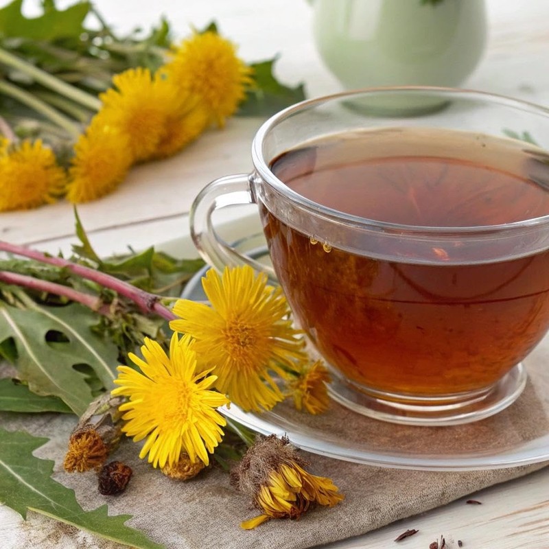 FullChea - Dandelion Leaf & Root Tea bags, 50 Teabags, 50 Count (Pack of 1) gallery