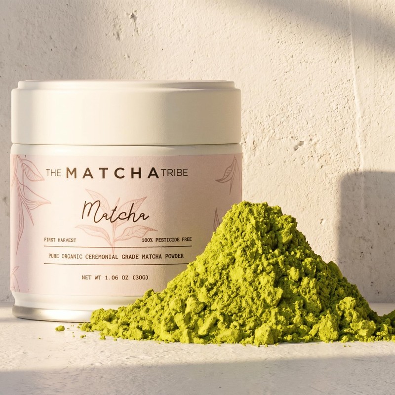 Organic Ceremonial Grade Matcha Powder – Matcha Green Tea for Lattes | First-…