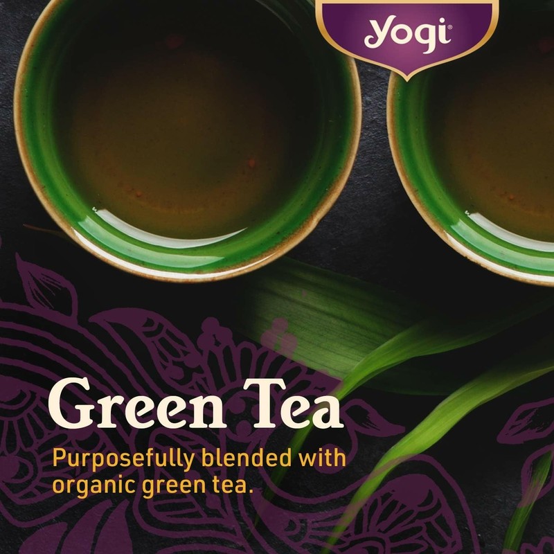 Yogi Tea - Green Pure Decaf (6 Pack) - 96 Count (Pack of 6), Yellow gallery