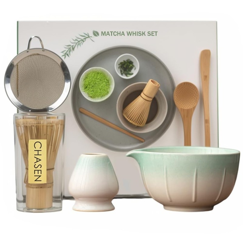 Premium Matcha Tea Set for Beginners & Enthusiasts – Complete Ceremonial Kit …