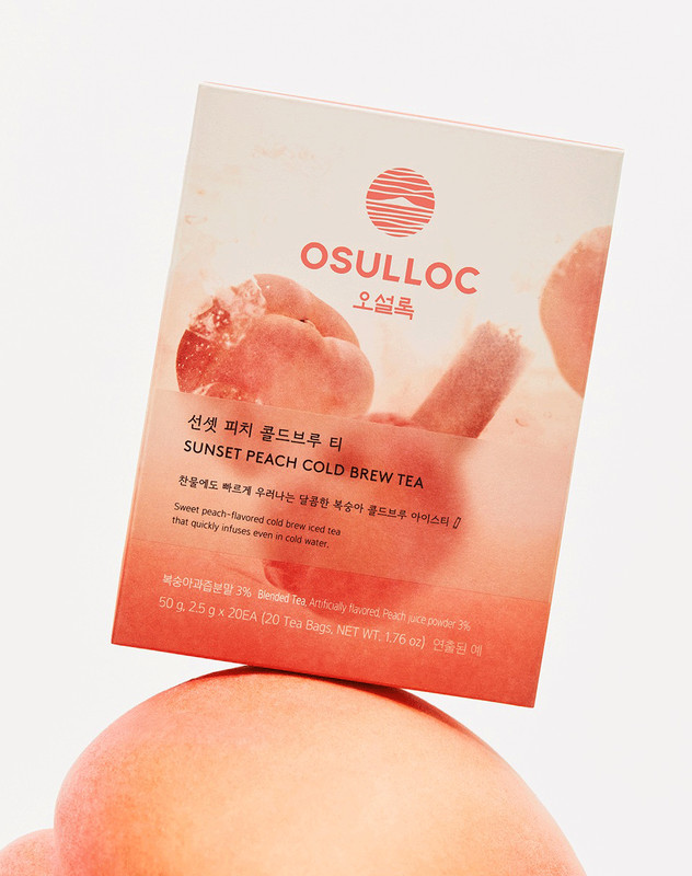 OSULLOC Cold Brew Tea 3 Box Set Peach Honey Pear Muscat Korean Iced Tea 60 Bags gallery