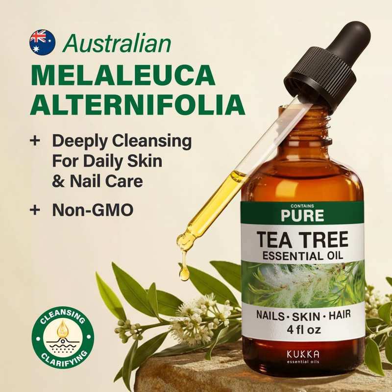 Pure Tea Tree Essential Oil Hair Skin Diffuser Aromatherapy Soap 4oz gallery