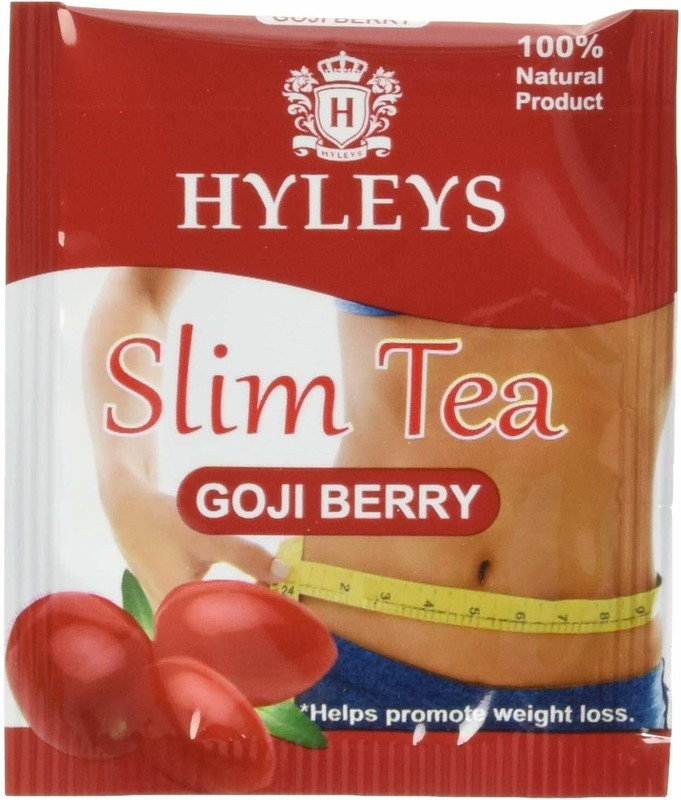 Hyleys Tea Slim Tea, Goji Berry, 1.32 Ounce 25 Tea Bags