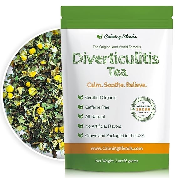 Diverticulitis and Diverticulosis Tea. All natural, organic and caffeine free.