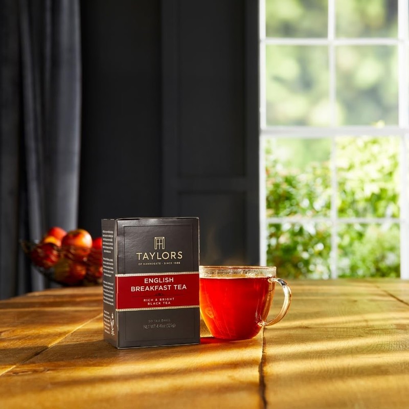 Rich & Refreshing 50 Count English Breakfast Tea - Pillow Tea Bags for Anytime gallery