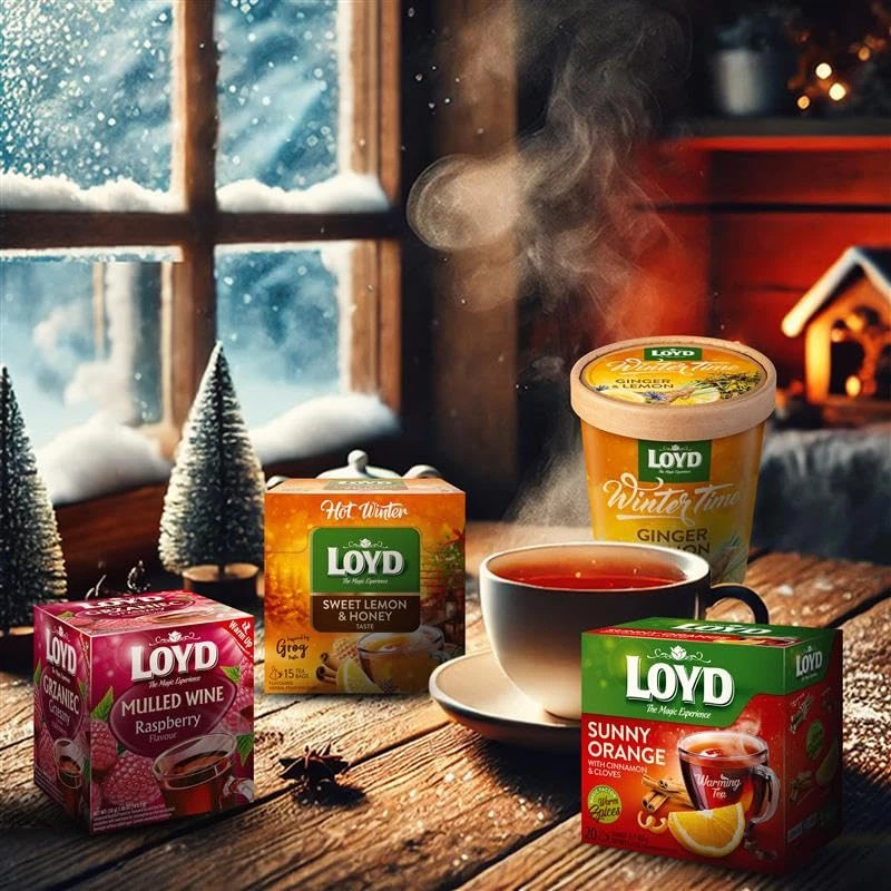 Loyd Peach & Lemon Fruit Tea Refreshing Citrus Blend 20 x Tea Bags (Pack Of 4) gallery