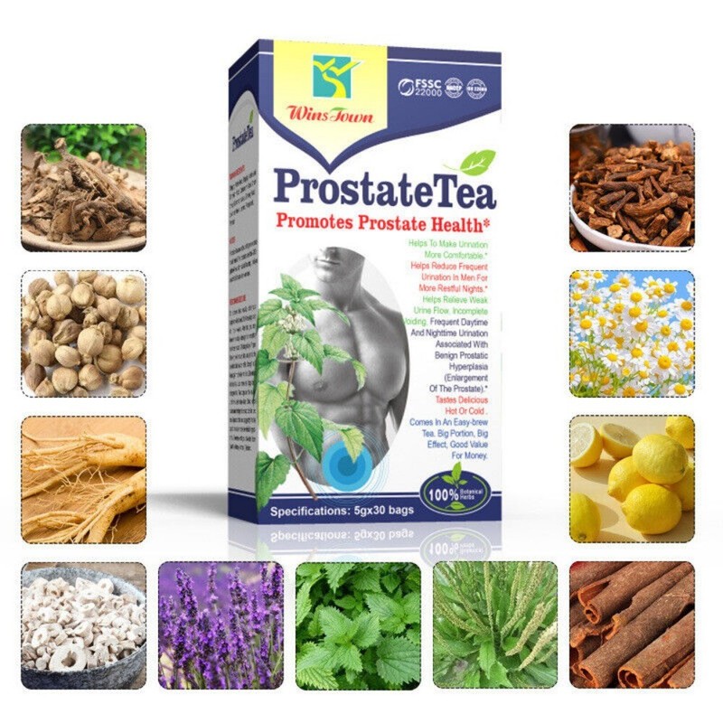 Organic Prostate Wellness Tea for Men – 30 Tea Bags (5g Each) 150g Total