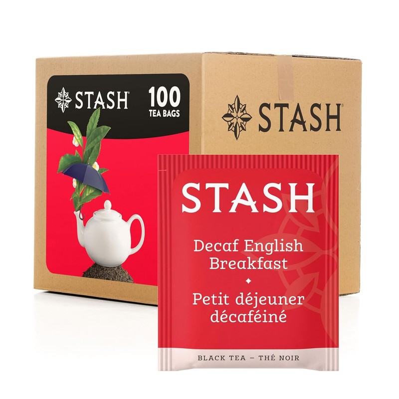 100 Count Decaf English Breakfast Black Tea Bags
