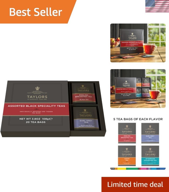 20 Count Assorted Black Tea Collection – Carbon Neutral & Elegant Gifting