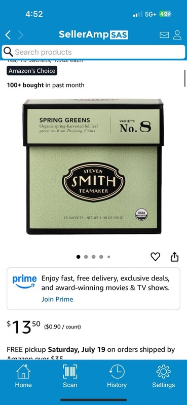 2 Boxes Steven Smith Teamaker Green Tea 30 Sachets No. 8 gallery