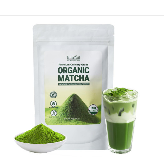 Matcha Powder, USDA-Certified Pure Matcha Green Tea Powder, Premium Culinary Gr gallery