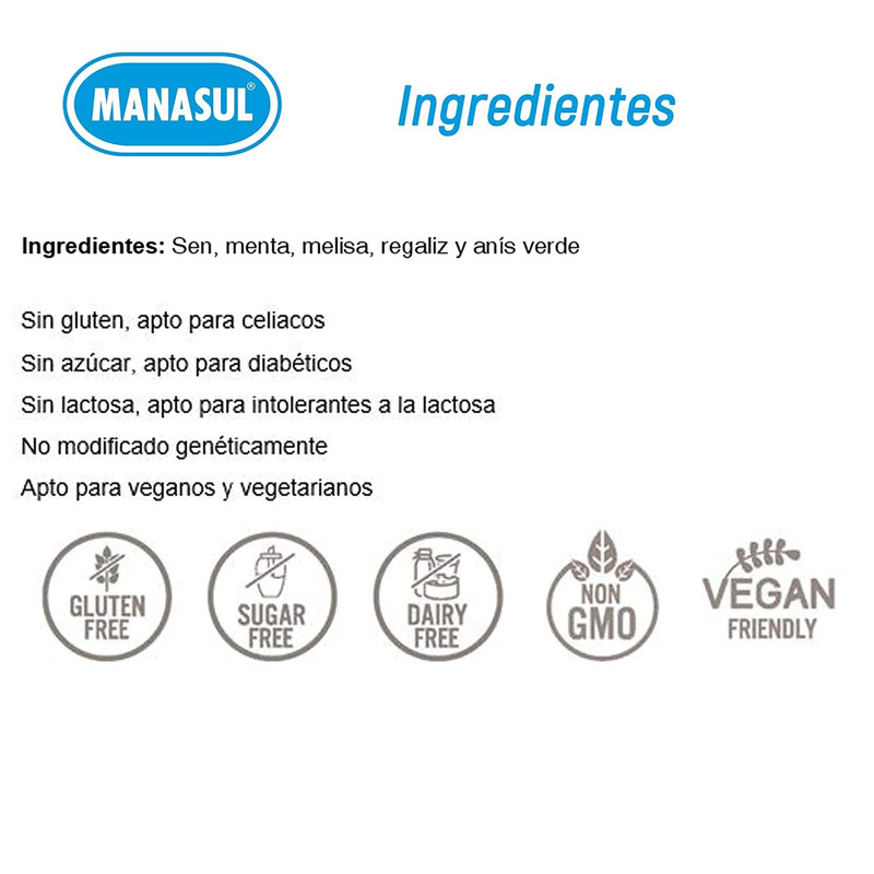 MANASUL CLASSIC - Infusion Based on Senna, Peppermint, Lemon Balm, Liquorice and gallery