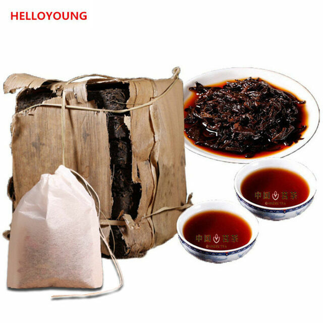 Aged 1985 Ripe Pu Erh Tea Brick Chinese Black Tea Premium 250g gallery