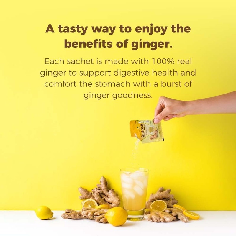 Assorted Ginger Tea Instant Ginger Honey Crystals, 30 Sachets -Prince of Peace gallery