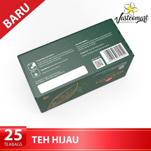 SOSRO Heritage Java Green Tea (25 Tea Bag @ 2 g) - Indonesian Product - gallery