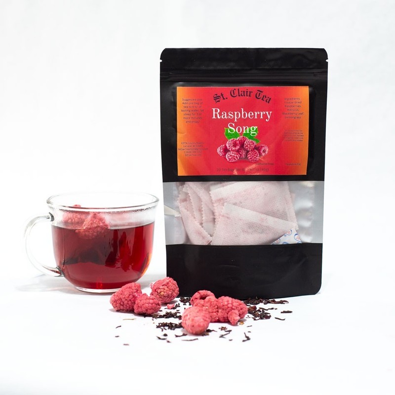 Raspberry Tea With Freeze Dried Raspberry's No Dye No Oil No Artificial Flavor gallery