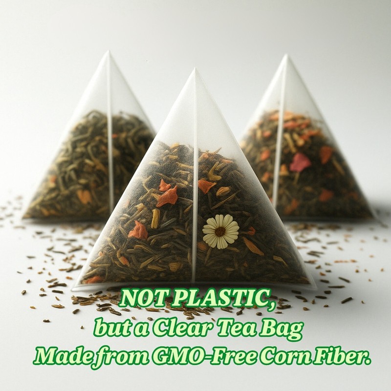 Organic Chamomile Tea Bags - 100 Count (Plant-Based Pyramid Tea Bags) gallery