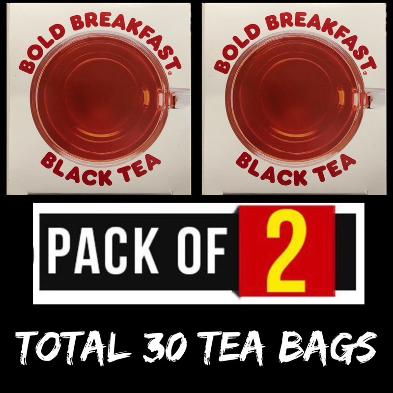 Dunkin Bold Breakfast Black Tea Pyramid Sachet Total 30 Tea Bags. NW 1.6 OZ
