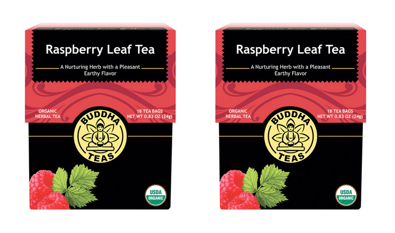 Buddha Teas Organic Raspberry Leaf Tea 18 bags (2 PACK)
