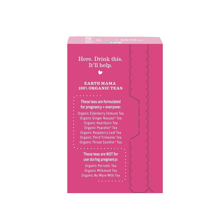 Earth Mama Organic Raspberry Leaf Tea, 16 Tea Bags gallery