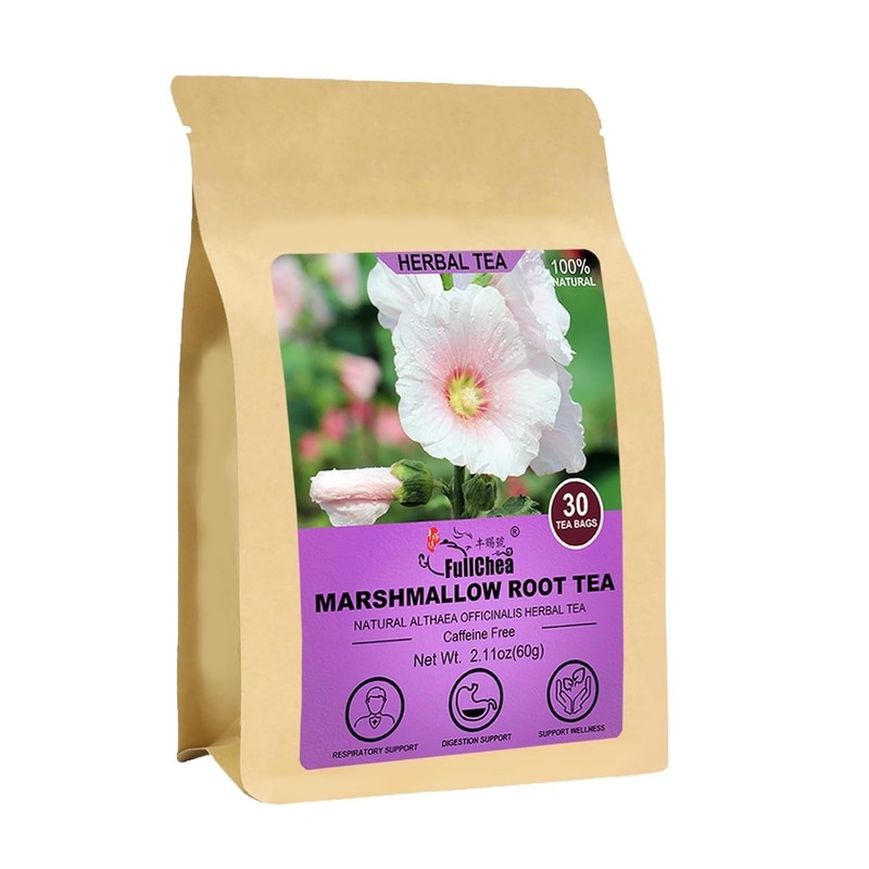Marshmallow Root Tea, 30 Count - Natural Digestive & Respiratory Support gallery