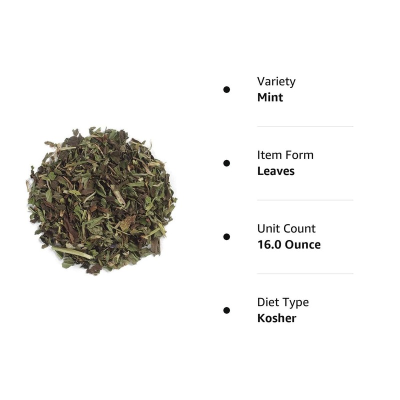 Frontier Co op Cut and Sifted Peppermint Leaf 16 Ounce Non Irradiated Mint Tea gallery