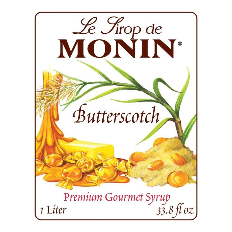 Monin Butterscotch Syrup - Bottle (1L), H-Butterscotch, 1.0L gallery