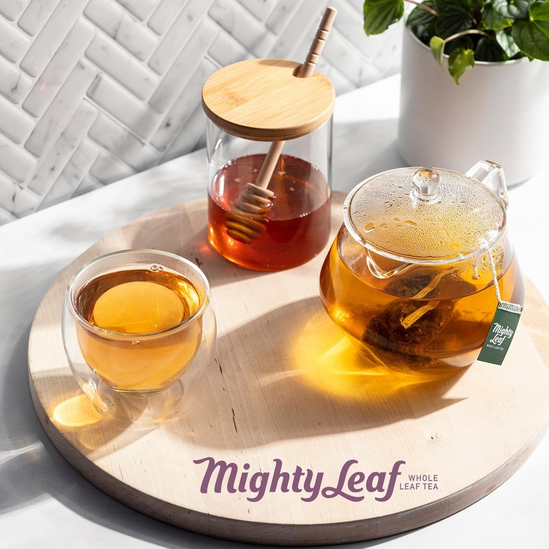 Mighty Leaf Organic Spring Jasmine Green Tea – 100 Count Premium Silken Tea B... gallery