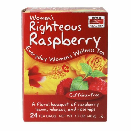 Women’s Righteous Raspberry Tea 24 Tea Bags By Now Foods