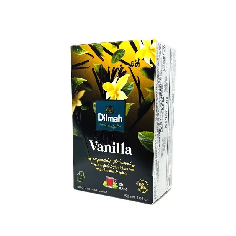 Dilmah - Fun Flavored Tea - Vanila - Ceylon Tea - 20 Tea Bags x 06 packs gallery
