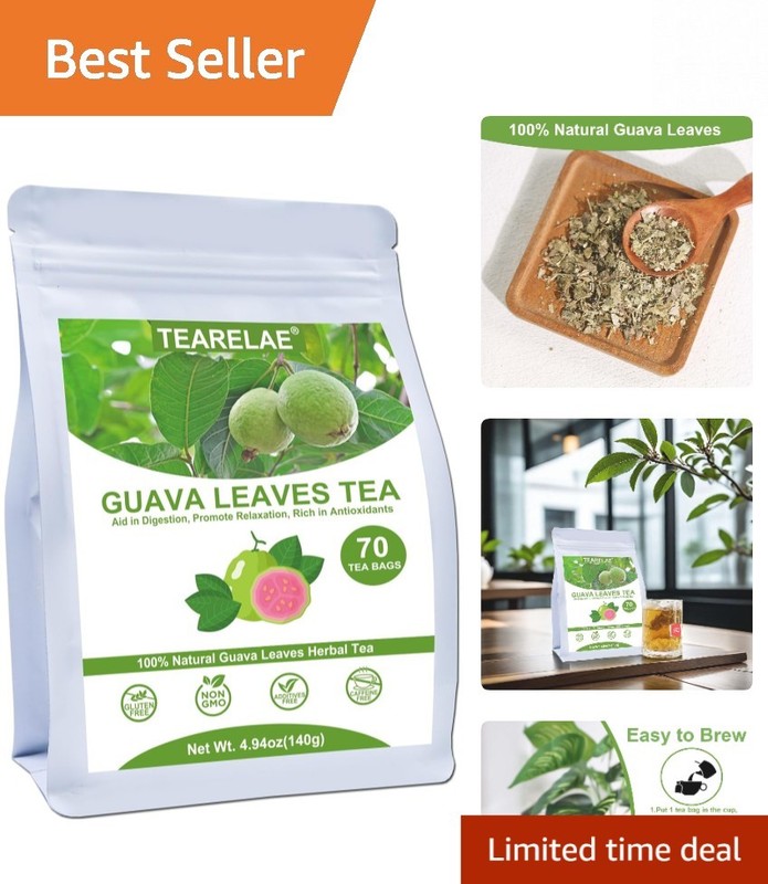 70 Count Pure Guava Leaves Tea – Natural Herbal Solution for Digestive Health