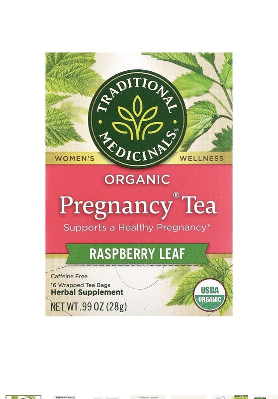 Organic Pregnancy Tea,raspberry Leaf ,caffeine Free ,16 Wrapped Tea Bags