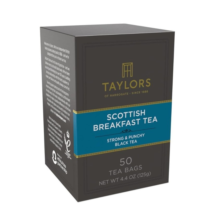 Individually Wrapped Scottish Breakfast Black Tea - 50 Teabags for Freshness gallery