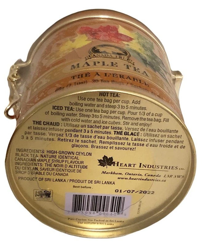 Canada True Ceylon Maple Tea – 30 Tea Bags (60g) - FREE SHIPPING gallery